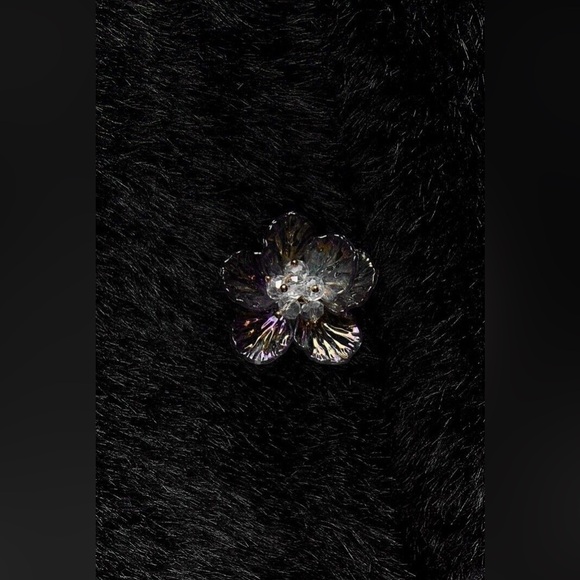 ZARA ~ FAUX FUR KNIT JACKET | Cardigan - Picture 6 of 9